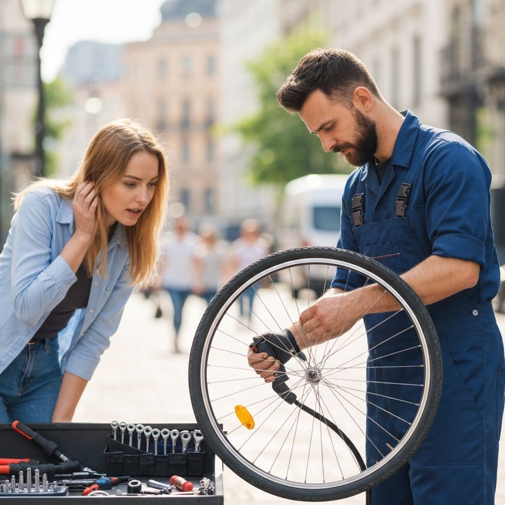 타이어 현장 수리