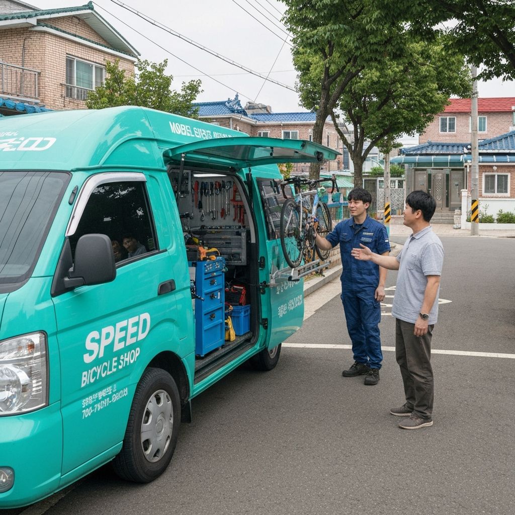 방문 출장 수리 차량